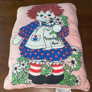 Raggedy Ann Pillow The 1974 Bobbs Merrill Co. Inc